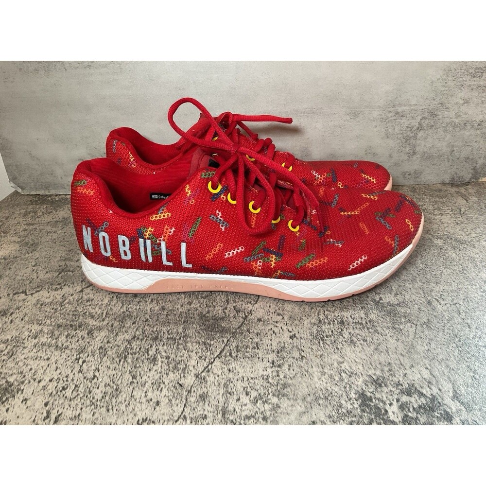 No Bull Trainers Sprinkles Cheat Meal Extra Laces Red Blue MultiColor Sz 9.5
